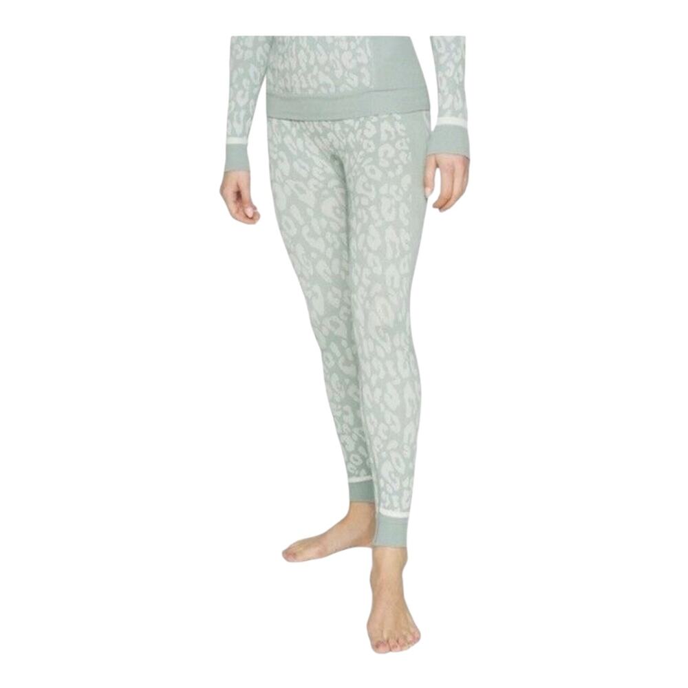 Sweaty Betty Leggings Leopard print jacquard base layer size 10
